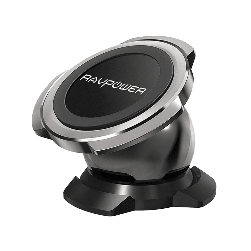 RavPower Ultra Compact Magnetic Car Mount Aluminum Black