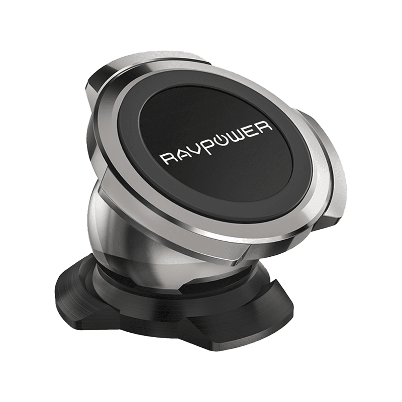 RavPower Ultra Compact Magnetic Car Mount Aluminum Black