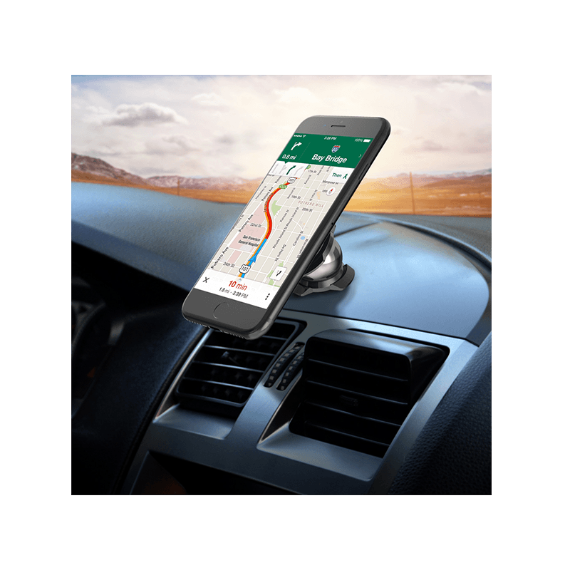 RavPower Ultra Compact Magnetic Car Mount Aluminum Black