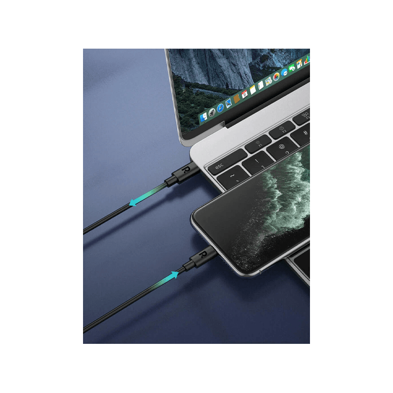 RavPower USB-C to Lightning Cable 1M - Black