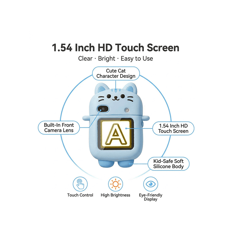 My Cam 3-In-1 Kids Smart Watch Camera Set - Blue