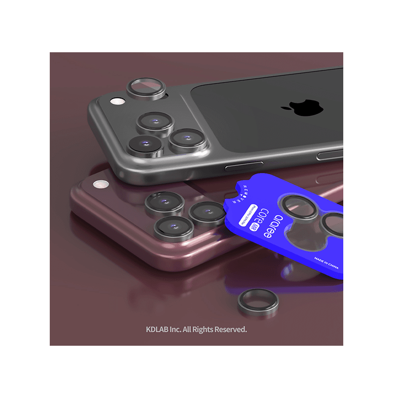 Araree C-Sub Core Camera Lens Protector With Metal Ring for iPhone 18 Pro & 18 Pro Max