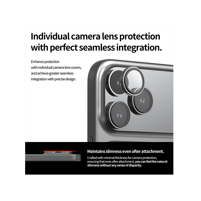 Araree C-Sub Core Camera Lens Protector With Metal Ring for iPhone 18 Pro & 18 Pro Max