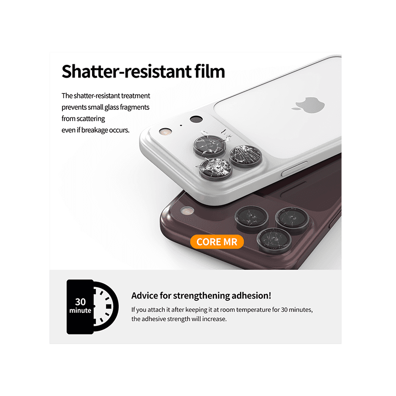 Araree C-Sub Core Camera Lens Protector With Metal Ring for iPhone 18 Pro & 18 Pro Max