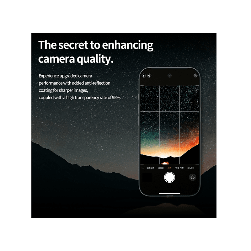 Araree C-Sub Core Camera Lens Protector With Metal Ring for iPhone 18 Pro & 18 Pro Max