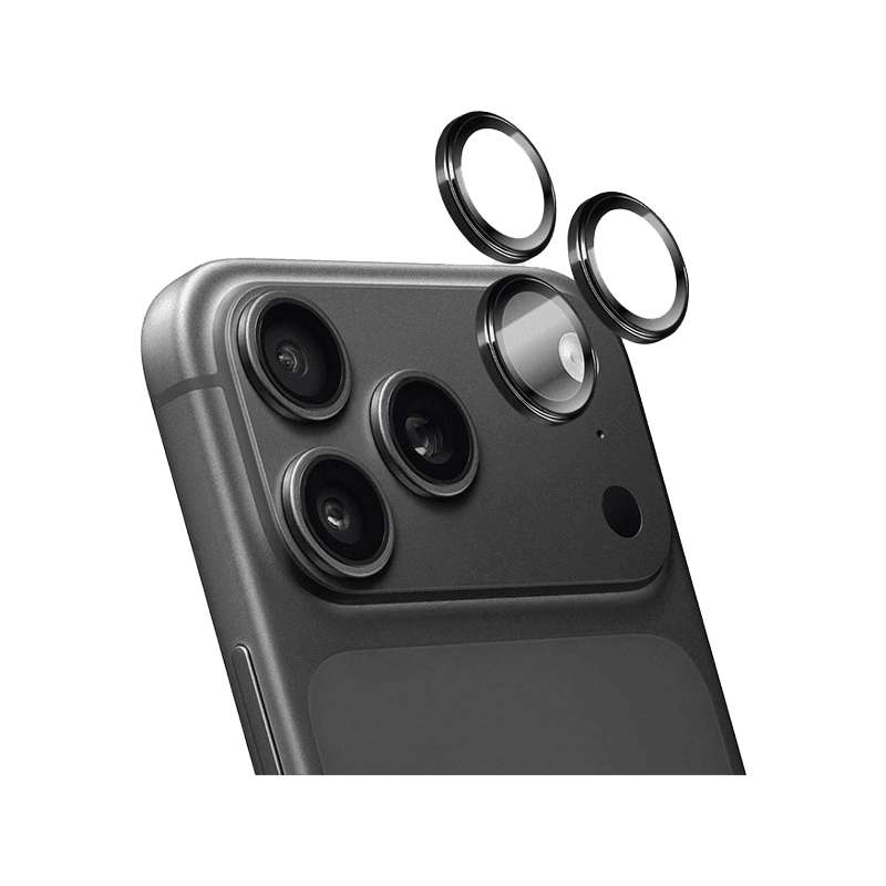 Torrii BodyGlass Camera Lens Protector With Aluminium Ring for iPhone 18 Pro & 18 Pro Max - Black
