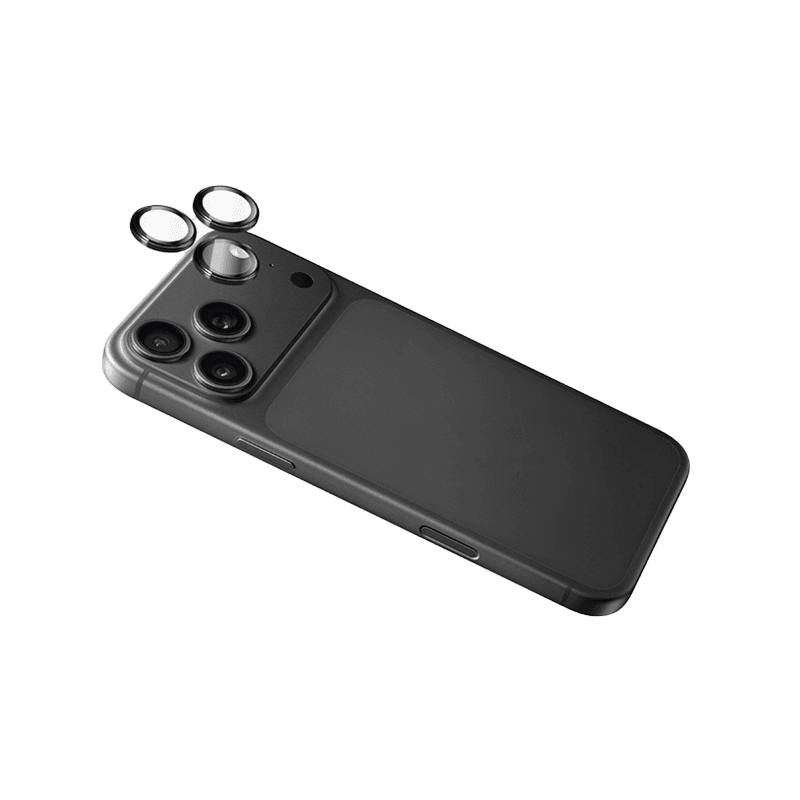 Torrii BodyGlass Camera Lens Protector With Aluminium Ring for iPhone 18 Pro & 18 Pro Max - Black