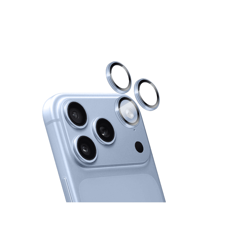 Torrii BodyGlass Camera Lens Protector With Aluminium Ring for iPhone 18 Pro & 18 Pro Max - Blue