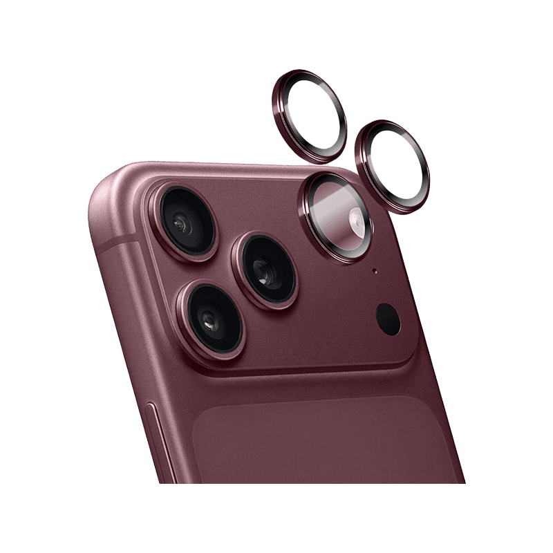 Torrii BodyGlass Camera Lens Protector With Aluminium Ring for iPhone 18 Pro & 18 Pro Max - Red