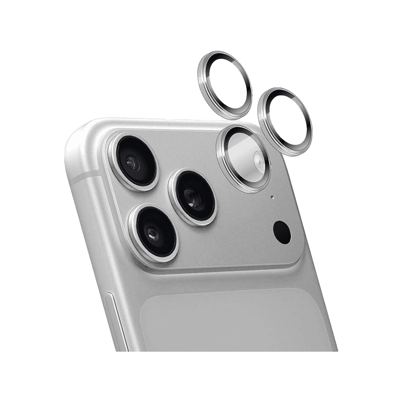 Torrii BodyGlass Camera Lens Protector With Aluminium Ring for iPhone 18 Pro & 18 Pro Max - Silver