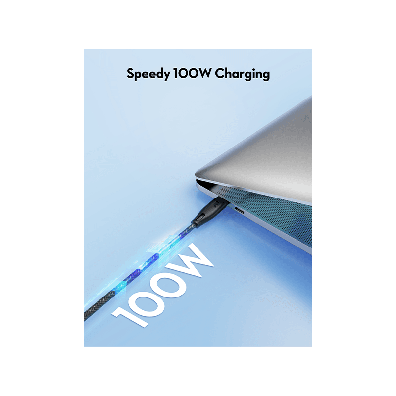 RavPower 100W USB-C to USB-C Cable 1.5m - Black