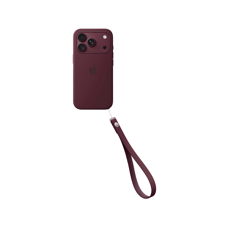 Apple Wrist Strap - Burgundy