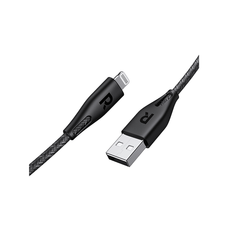 RavPower USB-A to Lightning Cable 1.2M - Black