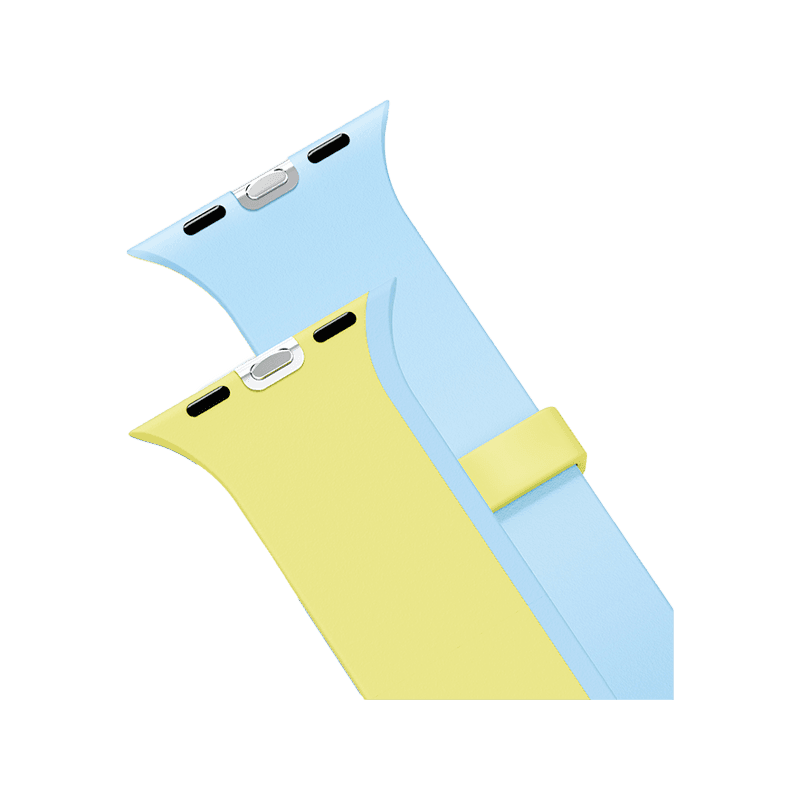 Uniq Revix IV Reversible Magnetic Strap For Apple Watch 49/46/45/44mm - Lime Spritz/Blue Surge