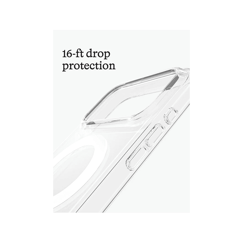 BodyGuardz Accent MagSafe Clear Case for iPhone 18 Pro Max