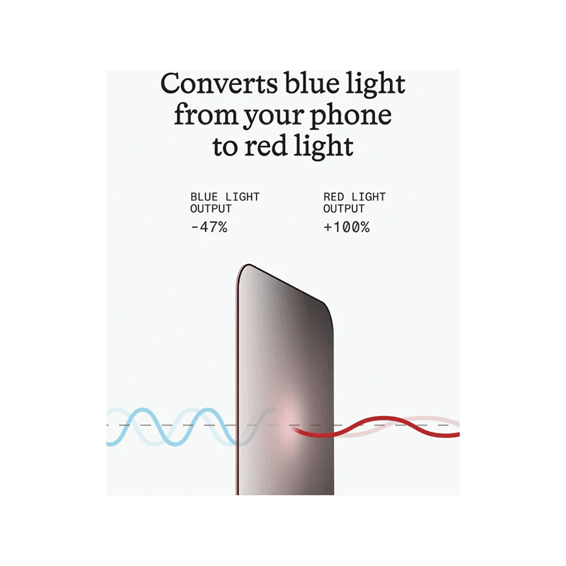 BodyGuardz Red Light Converter Privacy Glass Screen Protector for iPhone 18 Pro