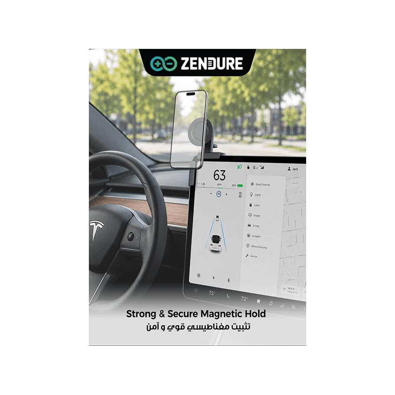 Zendure S01 Magsafe Car Screen Mount - Black