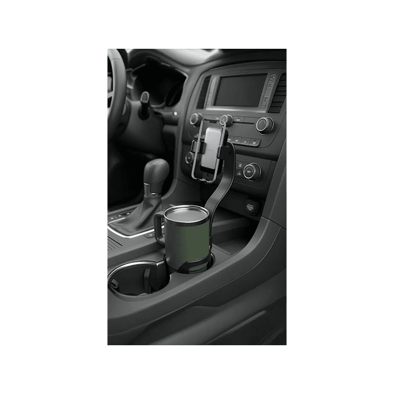 Green Lion Flexgrip Car Cup Holder Phone Mount - Black