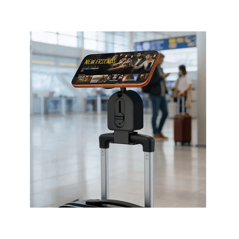 Porodo Spinza Adjustable Magnetic Phone Holder - Black