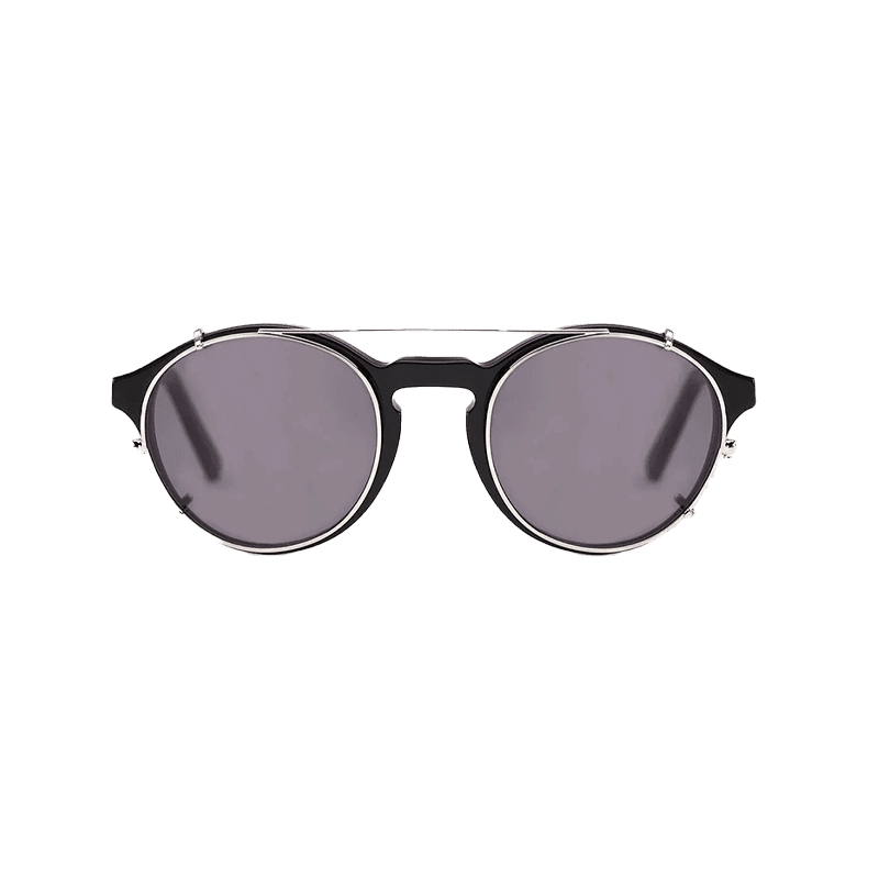 Barner Shoreditch Man Clip-On For Sun - Silver & Smoke