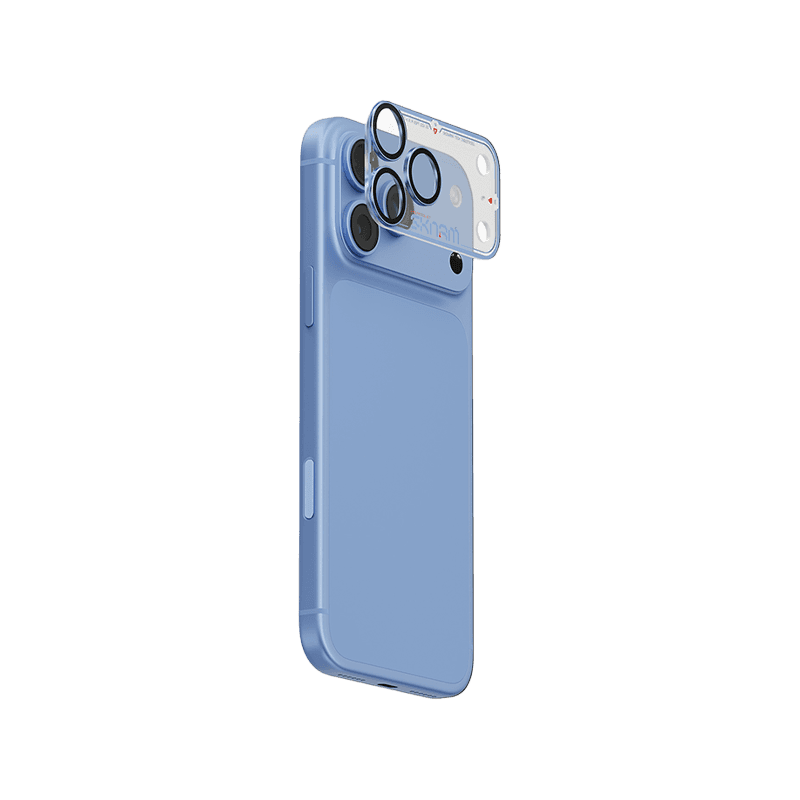 Skinarma Atlas Aluminium Camera Lens Protector for iPhone 18 Pro Max - Blue