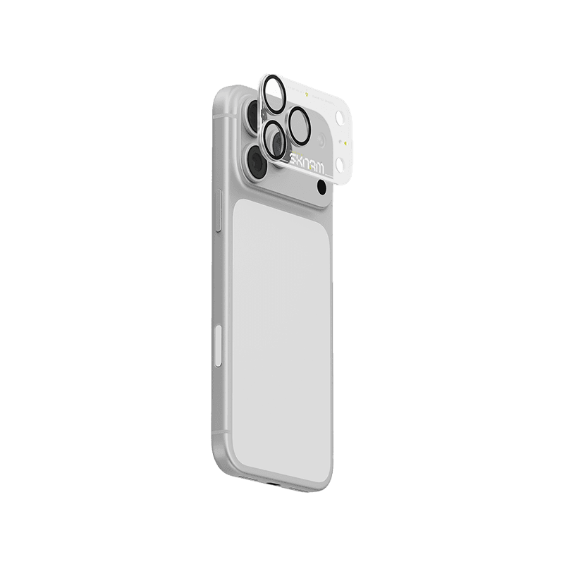 Skinarma Atlas Aluminium Camera Lens Protector for iPhone 18 Pro Max - White