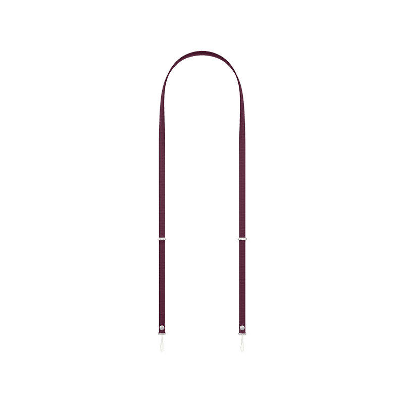 Apple Crossbody Strap - Burgundy