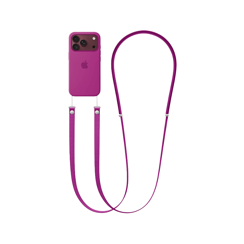 Apple Crossbody Strap - Magenta