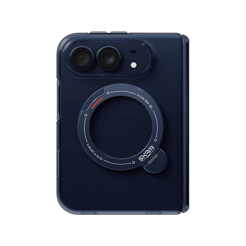 SkinArma Saido XE MagSafe Case With Rotating Kick Stand iPhone Duo - Blue