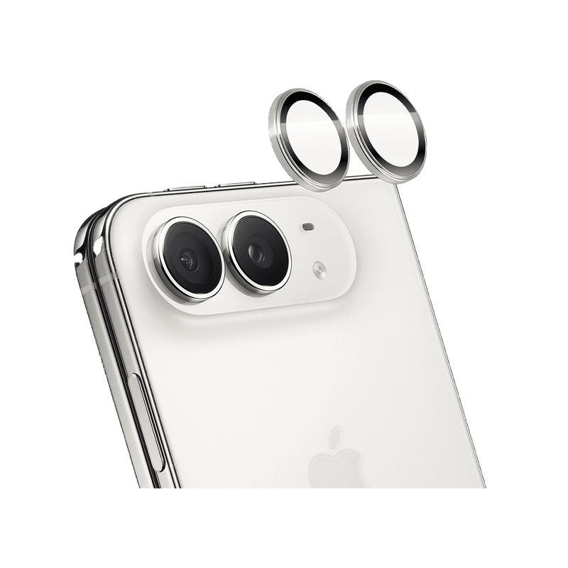 Torrii BodyGlass Camera Lens Protector With Aluminium Ring for iPhone Duo - Silver