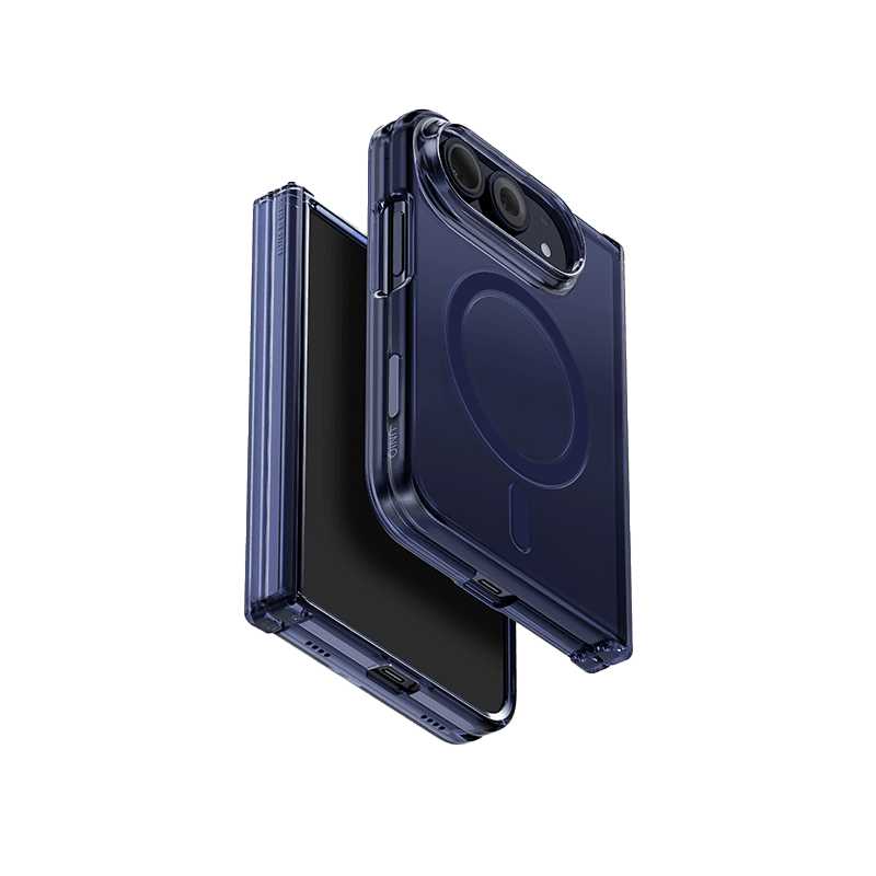 Uniq Hybrid Airsuit MagSafe Case for iPhone Duo - Glossy Blue
