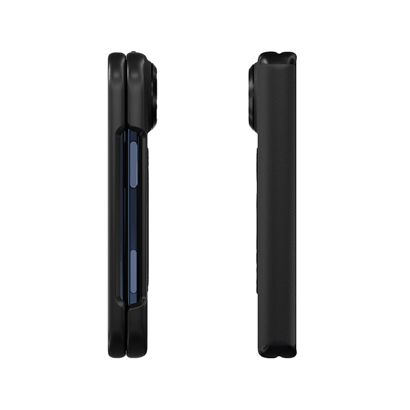 Uniq Hybrid Elix MagSafe Case With Movion 360 Rotating Kick Stand for iPhone Duo - Dallas Black