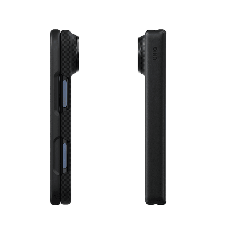 Uniq Hybrid Keva Edge MagSafe Case for iPhone Duo - Carbon Black