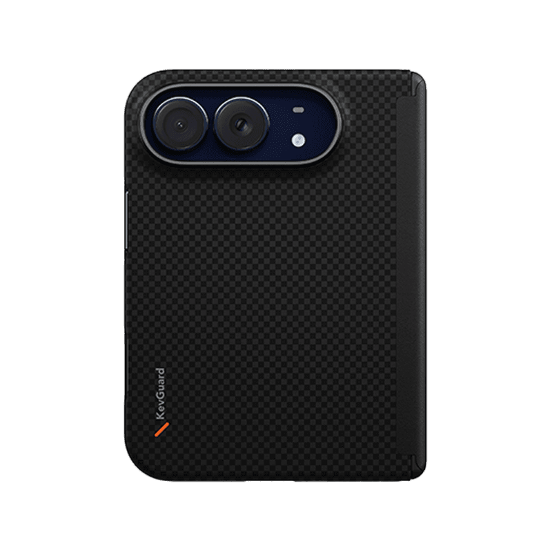 Uniq Hybrid Keva Edge MagSafe Case for iPhone Duo - Carbon Black