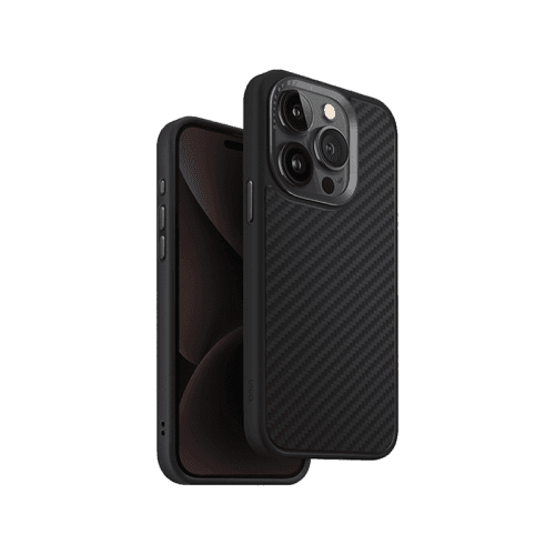 Uniq Hybrid Keva MagSafe Case for iPhone 15 Pro - Carbon Black