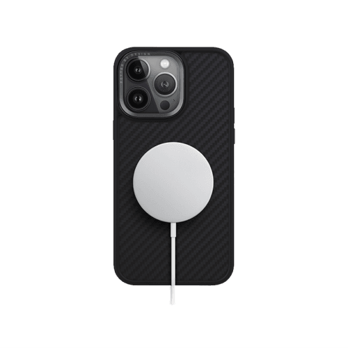 Uniq Hybrid Keva MagSafe Case for iPhone 15 Pro - Carbon Black