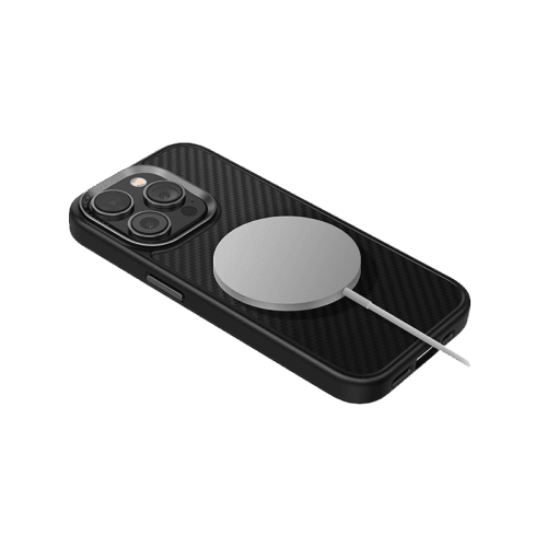 Uniq Hybrid Keva MagSafe Case for iPhone 15 Pro - Carbon Black