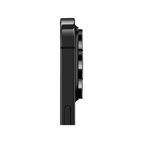Uniq Optix Stainless Steel Frame Sapphire Camera Lens Protector for iPhone 15 Pro - Gunmetal Black
