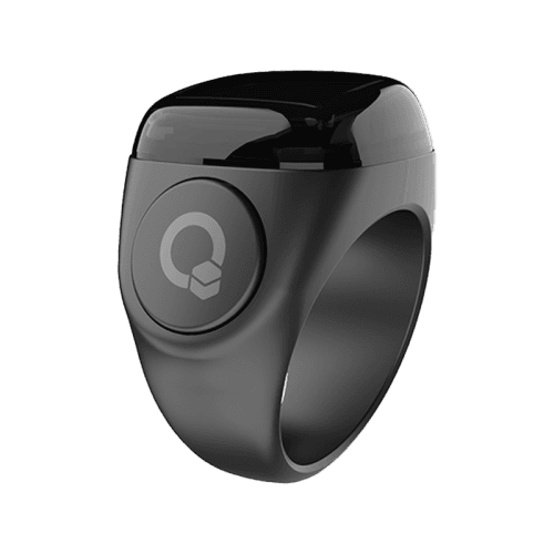 iQibla Zikr Noor Smart Bluetooth Ring 18mm - Black