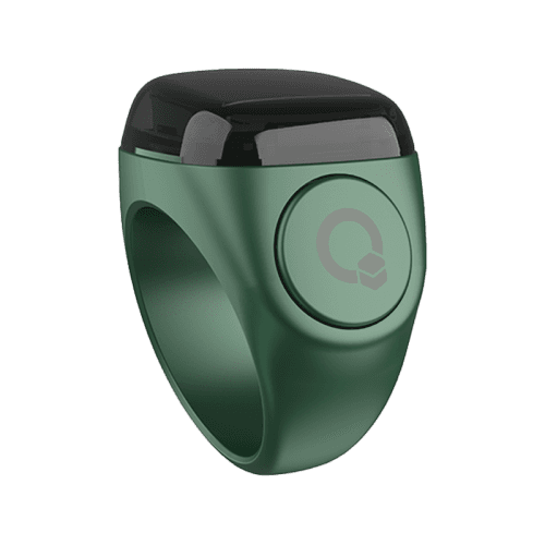 iQibla Zikr Noor Smart Bluetooth Ring 20mm - Green