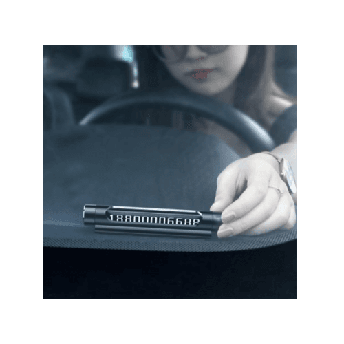 Baseus Temporary Parking Number Card - Black