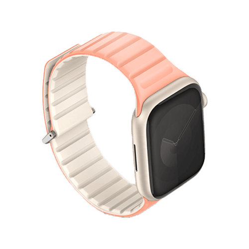 Uniq Revix Evo Reversible Strap For Apple Watch 38/40/41mm - Crepe Pink / Ivory