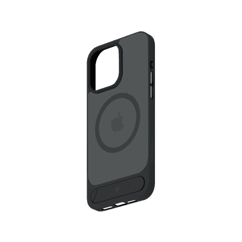 Smart Premium Designer Magsafe Stand Case for iPhone 16 Pro - Black