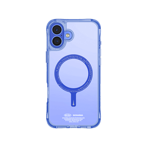 SkinArma Saido MagSafe Case for iPhone 16 - Blue
