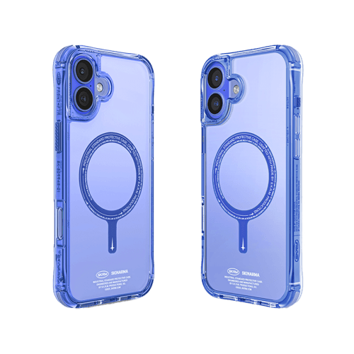 SkinArma Saido MagSafe Case for iPhone 16 - Blue