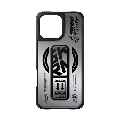 SkinArma Kira Kobai MagSafe Case With Grip Stand for iPhone 16 Pro - Chrome