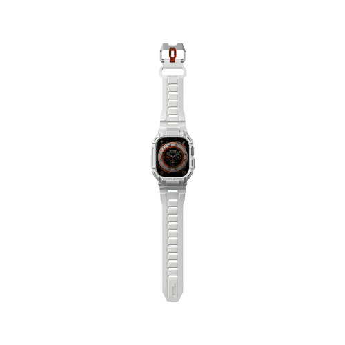 SkinArma Mecha 2-in-1 Watch Case + Watch Strap 49mm - Light Grey