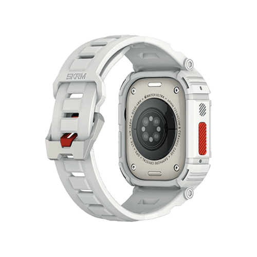 SkinArma Mecha 2-in-1 Watch Case + Watch Strap 49mm - Light Grey