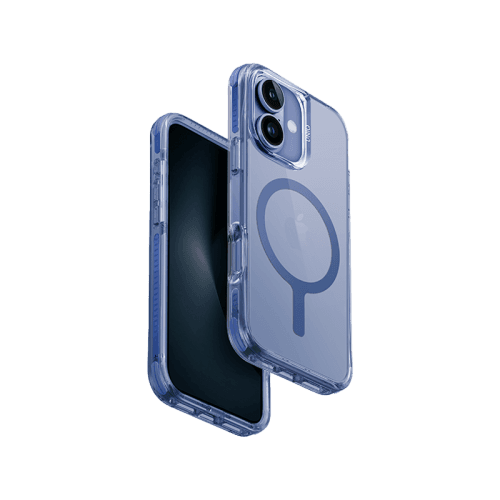 Uniq Hybrid Combat Magsafe Case for iPhone 16 - Pearl Blue