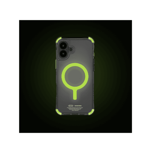SkinArma Saido Niteglow Edition MagSafe Case for iPhone 16 Plus - Green